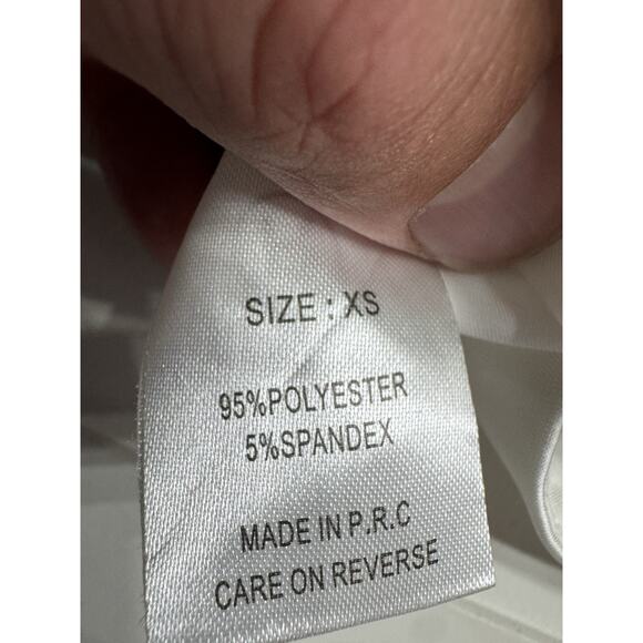 Heiress Beverly Hills NWT White Satin Tassel Mini Dress Size XS - Picture 3 of 5